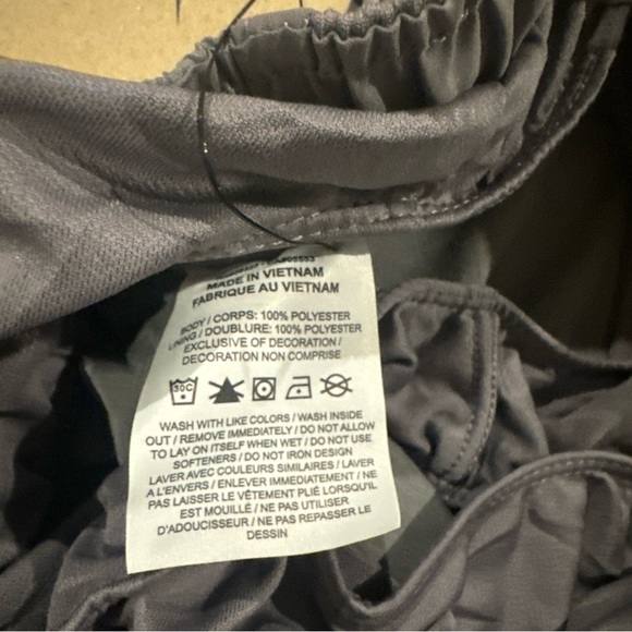 Women’s Nike Running Shorts Dri FIT Tempo Brief Lined Gray Large CU8890 067 New - Picture 11 of 11